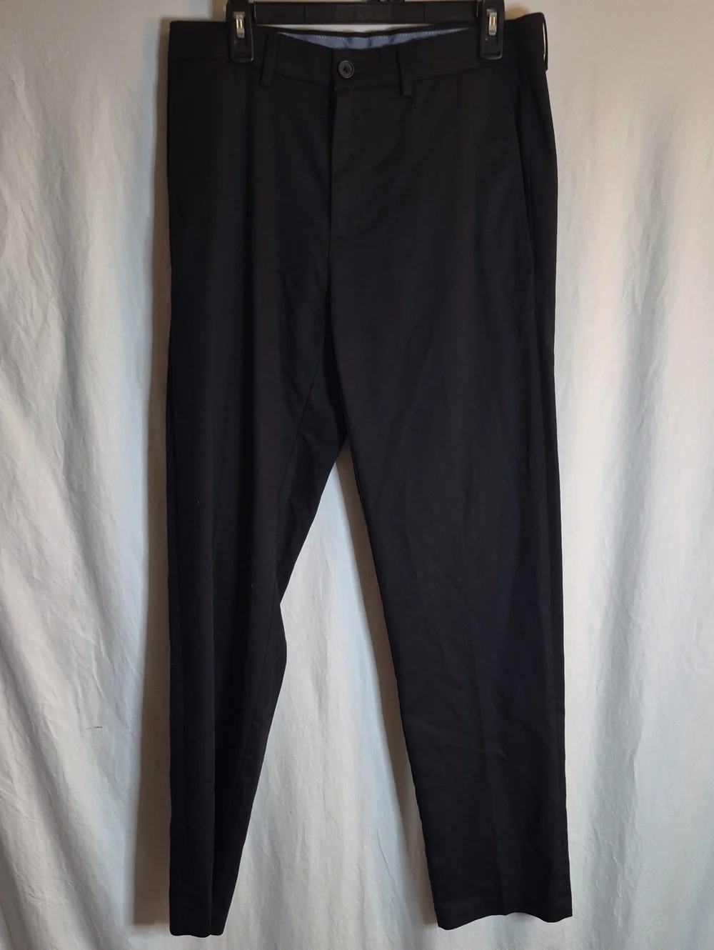 Haggar Men's Black Dress Pants - Straight Fit